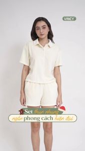 [Mua 3 giảm 20% mua 2 giảm 15%] Bộ Đồ Short Thun Nữ Vincy BST050W41