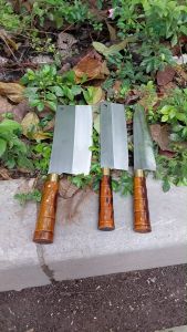 Bộ Dao Nhà Bếp 4 Món Rèn Thủ Công Không Rỉ - Dao Nhà Bếp