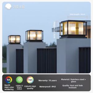 VINCAN | Chinese Style Antique Solar Waterproof Outdoor Lamp