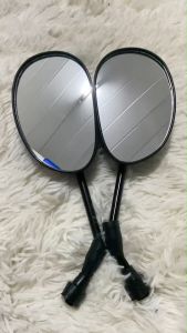 1คู่ กระจกมองหลัง กระจกมองข้าง กระจกมอเตอร์ไซค์ WAVE 125100110 Wave 125RS เวฟ 100 เวฟ 125 ขาดำ พร้อมส่ง (xx4)