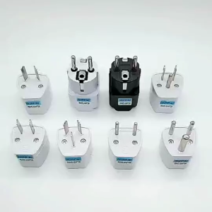 Universal Travel Adapter SG UK Plug AU EU US HK MY 3 Pin China Japan Korea Singapore