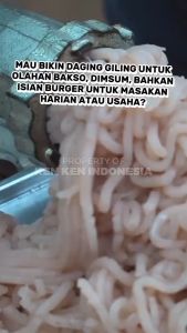 OSSEL Rangka Giling Daging No. 32 Double Pulley Bisa Dirakit Penggerak OSSEL