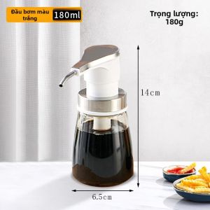Chai Ép Nước Xì Dầu Thủy Tinh Borosilicate Cao