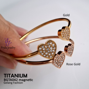 Gelang Anak Titanium Love Magnetic Mata Perhiasan Fashion Import Kualitas Premium Awet Anti Karat Bisa dipakai sehari-hari bgta042