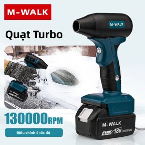 Quạt Điện Mini Không Chổi Than Turbo 130000 Vòng/phút Máy Thổi Lá Cầm Tay Máy Thổi Bụi Dùng Cho Pin Makita 18V Dụng Cụ Điện Tự Làm Tại Nhà