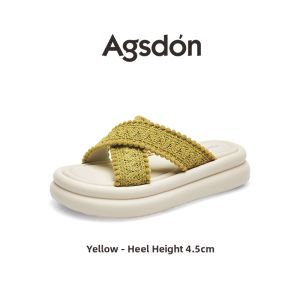 Agsdon | Elevating Soft Sole Breathable Woven Beach Sandals