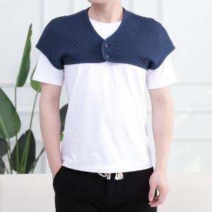 Lightweight Cotton Summer Shawl for Elder Men