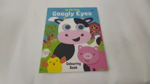 On the Farm Colouring Book Googly Eyes For Kids to Color Farm Animals 48 pages