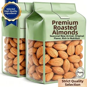 WENXIANGZAN | Unprocessed Natural Almonds Large
