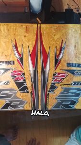 STIKER STRIPING STANDAR SUZUKI SMASH 110 SR TITAN 2011