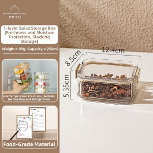 MODERN SWEETHOME | Food Grade Spice Storage Container Sealed