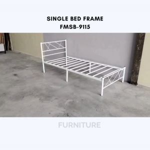 WFurniture Metal Single Bed/Katil Bujang Besi/Divan/Katil Besi/Single Bed Frame Metal STRONG BASE