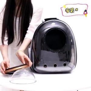 Cat Bag Carrier Pet Carrier Bag Puppy Outdoor Travel Backpack Pet Capsule Bag Transparent Space Carrying for Cat