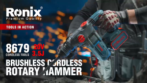 Ronix 8679 Brushless Rotary Hammer 20V