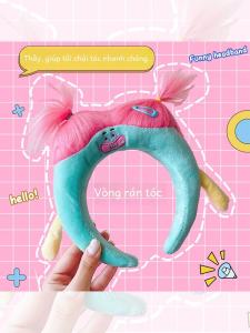 Creative Ugly Doll Hairband Womens Style 2025 New Face Wash Hair Tie Funny Hair Clip Fresh out Fashion Korean Style