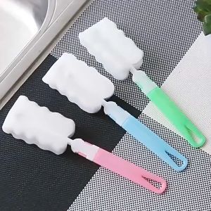 HGV [PH Shipping] 1Pcs Sponge Cleaning Brush Cup Brush and Two Packs of Citric Acid Descaling Agent Cleaning Eletric Kettle