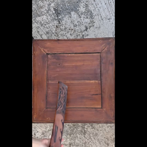 Pisau Tebas Kopak Rawing Elegan Estetik – Sarung di Ukir Artistik