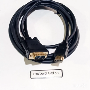 Cáp HDMI ra VGA UNITEK hỗ trợ độ phân giải lên đến 1920x1080 60Hz (1080p Full HD)