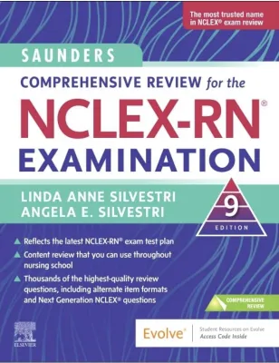 Saunders NCLEX RN 9th Edition 80GSM (NEXT DAY SHIP OUT)