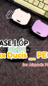 Ốp Case Vỏ Dux Ducis Dành Cho Airpods Pro 2 Kiêm Giá Đỡ Điện Thoại PC Chống Sốc Trẻ Trung Đa Dạng PECF Series