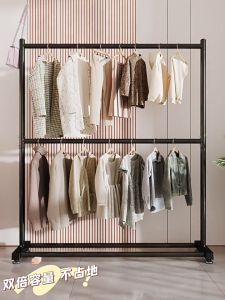 THE GREEN MILEราวแขวนผ้า 2ชั้น ราวตากผ้า ราวแขวนผ้าโครงเหล็ก แข็งแรง ทนทาน รับน้ำหนักได้ดี มี 6ขนาดให้เลือก