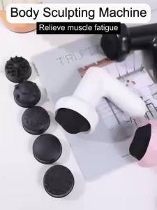 foreverlily | 3200RPM Rechargeable Body sculpting machine Anti Cellulite Portable Fat Burning Fascia 6 Heads Massager For Arm Chest Hip Leg