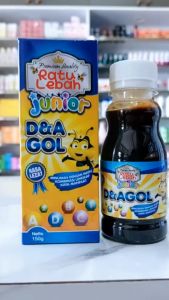 Madu Anak Ratu Lebah Junior DHA GOLD plus Omega 3 DHA Gold Ratu Lebah (KEMASSAN BARU)