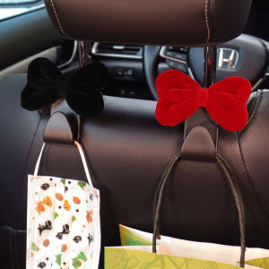 Car Small Hook Car Seat Back Bows Car Interior Decoration Supplies Decoration Multi-Functional Storage Hook