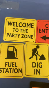 12pcs Construction Zone Party Decorations 8in Traffic Signs Cutouts For Boys Birthday Party Construction Theme Party Supplies Easter Gift