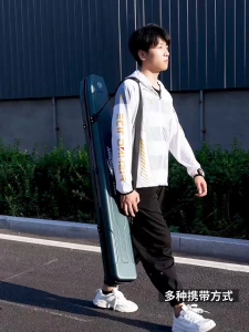 กระเป๋าเก็บอุปกรณ์ตกปลาแบบเปลือกแข็งหนา กระเป๋าใส่คันเบ็ดตกปลาแบบกันน้ำ น้ำหนักเบา จุของได้เยอะ