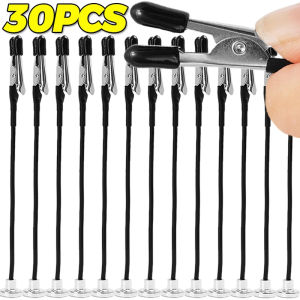 Xzxinzhan】คลิปจระเข้ยืดหยุ่นแม่เหล็กใหม่1/30ชิ้นคลิปทดสอบจระเข้ไฟฟ้าที่หนีบกระดาษโน๊ตแบบ DIY คลิปยึดภาพในเมนูครัว