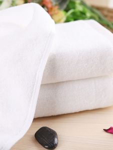 Jieyu Thickened Home Use White Towel Ultra Soft Four Star Hotel Standard Hotel Supplies 100% Combed Cotton Face Towel