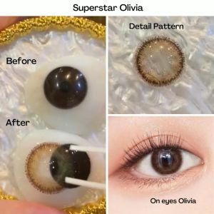 BUY 1 FREE 1 Superstar Olivia Softlens Warna Premium
