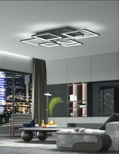 LED living room lamp bedroom decorative lamp dining room low ceiling lamp replaceable light source 9