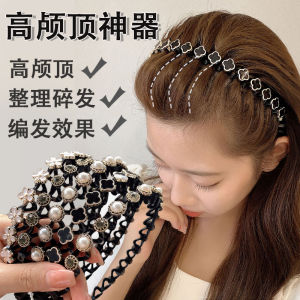 ที่คาดผมแบบคลื่นเพชรสำหรับผู้หญิง 2025 ใหม่ล่าสุด ที่คาดผมกันลื่น สไตล์เกาหลี ฤดูใบไม้ร่วง 2023 เครื่องประดับผมแบบเรียบง่าย