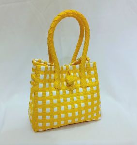 Tas Anyaman Plastik Premium Candy Mini Ukuran XS Bahan Plastik Premium Handmade