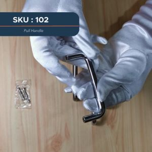 Tajima 102 76mm Modern Cabinet Handle (Satin Nickel) (2 pcs)