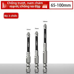 HONGQISHI | Bộ Đinh Bít Chữ Thập Siêu Cứng Không Trượt Có Từ Tính