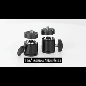 Refutuna Mini Ball Head 1/4 screw base tripod Ballhead 360 Degree Swivel Mini Ballhead Camera Mount
