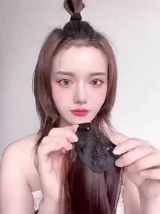 Tóc giả kẹp đơn xoăn 50cm Nhà Mây bộ tóc kẹp phím xoăn sóng lơi dài giúp nối tóc tại nhà-M13