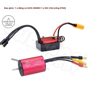 SURPASS HOBBY | Bộ Điều Khiển Động Cơ Không Chổi Than SURPASS HOBBY KK 25A 35A Dành Cho Xe Tải Xe Quái Vật Thuyền Điều Khiển Từ Xa Traxxas HSP Wltoys 1/16 1/18 - Cấu Tạo Bằng Kim Loại