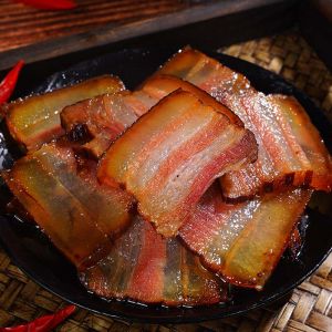 Authentic Hunan Farmhouse Cured Pork Belly Leg Sausage Traditional Smoked Salted Meat Non Sichuan Guizhou Dried Meat