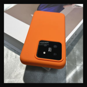 Ins Orange Vitality Realme GT7/GT8PRO Neo5 GT6 Liquid Silicone Pure Color GTNEO6 Protective Phone Case for Men And Women