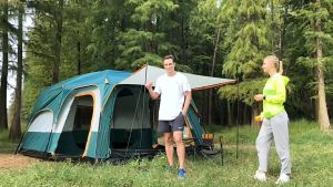 เต้นท์เดินป่า จำหน่าย 6-8 / 8-12 คน กลางแจ้ง ใหญ่ เต็นท์ครอบครัว เต็นท์ขนาดใหญ่