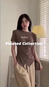 XẢ KHO (Bigsize 45-85kg) Áo Thun Nữ Cổ Tròn Kiểu Tà Chéo Ôm Eo Che Bụng Mỡ Siêu Hack Dáng Dễ Thương Cho Nàng Béo Múp Xinh Shop