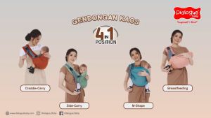Gendongan Bayi 4 in 1 Gendongan Bayi Dialogue Baby Gendongan Kaos Geos Bayi