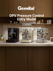 Gemilai Whale G3038A Professional Espresso Machine with E61 Group Head 2L Heat Exchanger Boiler & PID