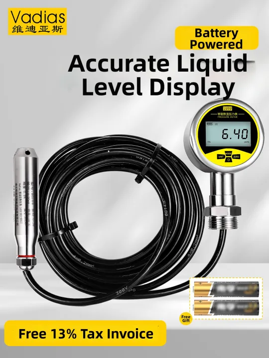 Vadias | Submersible Water Level Sensor Battery Powered | Lazada ...