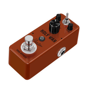 ROWIN LEF-305 Heavy Metal Distortion Pedal Holy War Analog Dist Pedal สําหรับกีตาร์ไฟฟ้าคลาสสิก 80 โลหะเสียง True Bypass