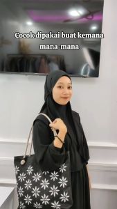 NISA GALLERI Tas Wanita Terbaru Tote Bag Tali Sumbu Tas Kuliah Tas Kerja Kekinian 2024